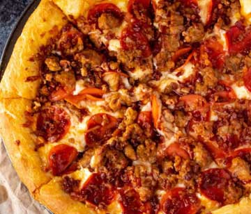 Meat Lovers Delight Gourmet Pizza